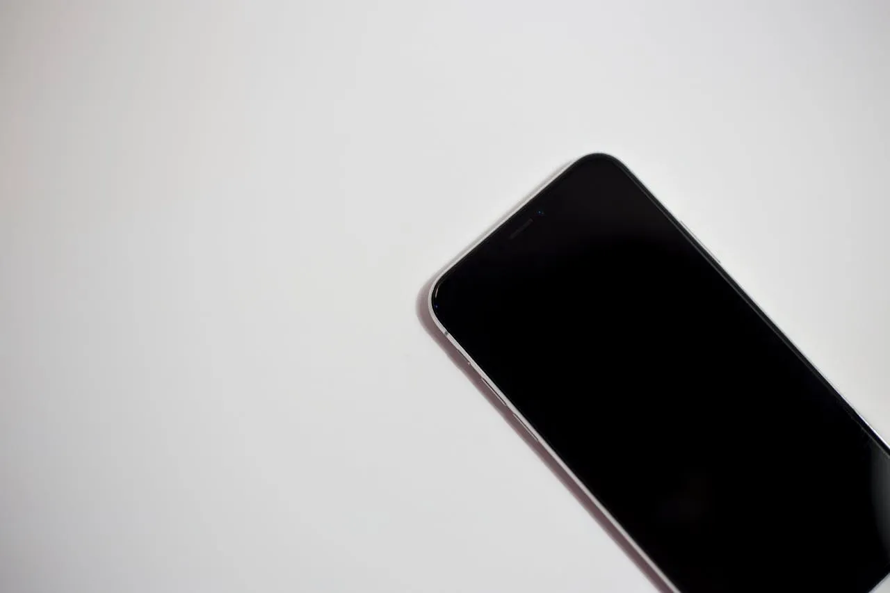 Iphone on a surface